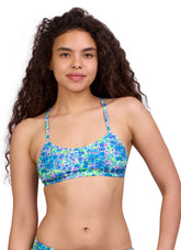 JOLYN Women's Flowerfield Jocelyn Bikini Top