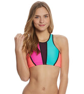 Body Glove Swimwear Borderline Leelo High Neck Crop Bikini Top
