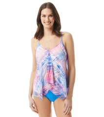 Beach House Women's Fronf of You Kerry Mesh Layer Tankini Top