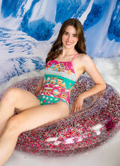 Sporti Granny Sweater Gingerbread Micro Back One Piece Swimsuit (26-40)