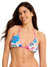 Tommy Bahama Women's Tropi Flora Reversible String Bikini Top