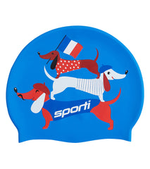 Sporti Paris Vive La France Silicone Swim Cap