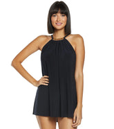 Magicsuit by Miraclesuit Solid Parker Swim Dress