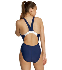 Speedo Women's Chlorine Resistant Quantum Fusion Splice One Piece Swimsuit