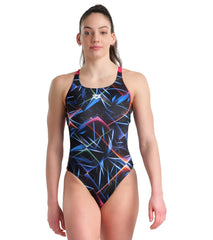 Arena Women's Pro Back Allover One Piece Swimsuit