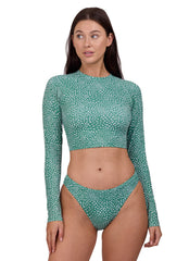 JOLYN Women's Tidal Wave Olivia French Cut Bikini Bottom