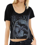 Hurley Girls' Cut Off Crop S/S T-Shirt