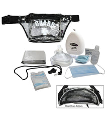 KEMP USA Clear PPE Supply Hip Pack
