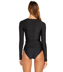 Volcom Women's Simply Core Long Sleeve UPF 50 Rash Guard