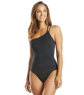 La Blanca Women's Island Goddess One Shoulder One Piece Swimsuit