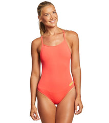 Arena Women's Mast MaxLife Thin Strap Open Racer Back One Piece Swimsuit