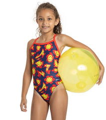 Sporti x Alex & Gretchen Walsh Groovy Thin Strap One Piece Swimsuit Youth (22-28)