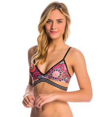 Hurley Swimwear Turkish Floral Sport Bra Bikini Top