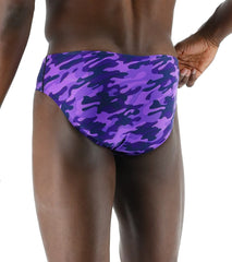 TYR Men's Camo Racer Brief Swimsuit
