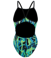 Dolfin Women's XtraSleek Eco Supernova V-2 Back One Piece Swimsuit