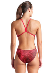Arena Women's Serpent Challenge Back One Piece Swimsuit