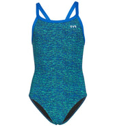 TYR Girls' Lapped Diamondfit One Piece Swimsuit