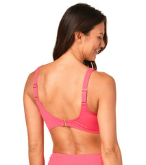 Jantzen Women's Solid Surplice Bikini Top