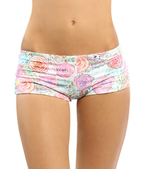 Hurley Swim Girls' Every Rose Boyshort Bikini Bottom
