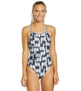 Dolfin Uglies Women's Alpaca Party V-2 Back One Piece Swimsuit