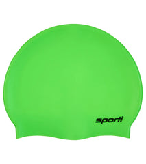 Sporti Kids' Solid Neon Silicone Swim Cap