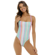 Body Glove Women's Vista Electra Square Neck One Piece Swimsuit