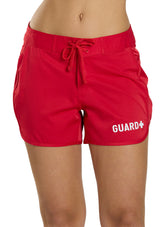 Sporti Guard Women's Solid 4" inseam Board Short