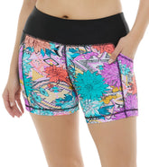 Body Glove Women's Buzz Splash Swim Short