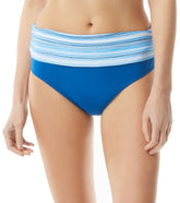 Beach House Women's Sea Glass Stripe Kim Roll Over Bikini Bottom