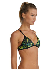 TYR Women's Ruis Durafast Elite Triangle Tieback Bikini Top
