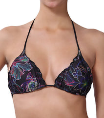 Hurley Moana Ruffle Triangle Bikini Top