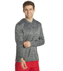 Sporti Men's L/S Hybrid Hooded UPF 50+ Sun Shirt