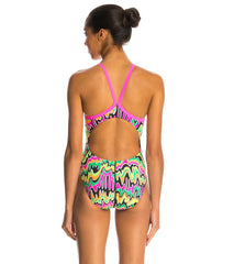 Dolfin Winners Camino V-2 Back One Piece Swimsuit