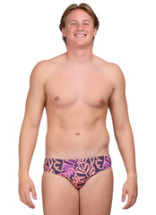 JOLYN Men's Brolyn Tropic Glow Brief Swimsuit