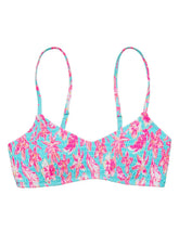 Snapper Rock Women's Tropical Glow Sustainable Bikini Top