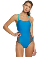 Speedo Women's Relaunch Splice Flyback One Piece Swimsuit