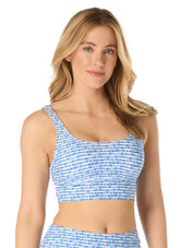 Beach House Women's Shoreline Shells Empower Underwire Crop Top