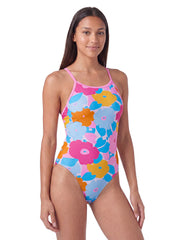 Sporti Sunburst Bloom Thin Strap One Piece Swimsuit (22-44)