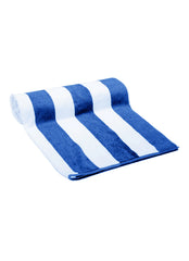 A to Z Towels Marine Stripes Loop Terry Pool Towel 40" X 72"