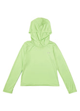 Speedo Girl's Hooded Swim Tee (Little Kid,Big Kid)