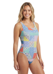 Sporti Country Bloom Wide Strap One Piece Swimsuit (22-44)