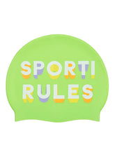 Sporti Rules Silicone Swim Cap