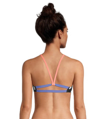 Speedo Women's Printed Strappy Back Bikini Top