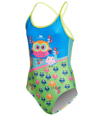 Turbo Girls' Owls One Piece Swimsuit