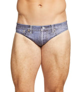 Turbo Men's Jean Short Water Polo Brief