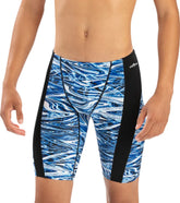 Dolfin Men's Reliance Jet Stream Spliced Jammer Swimsuit