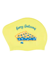 Sporti Berry Delicious Long Hair Bun Silicone Swim Cap