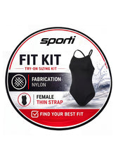 Sporti Nylon Team Thin Strap One Piece - Fit Kit