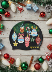 Sporti Deck the Halls Silicone Swim Cap