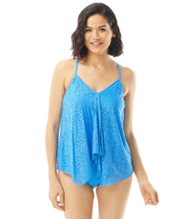 Beach House Women's Crochet Kerry Layer Tankini Top